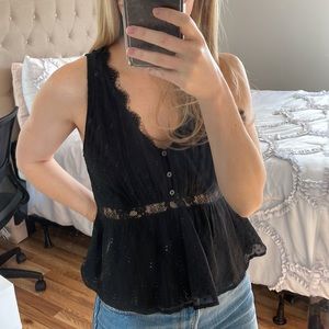 Abercrombie and Fitch peplum top